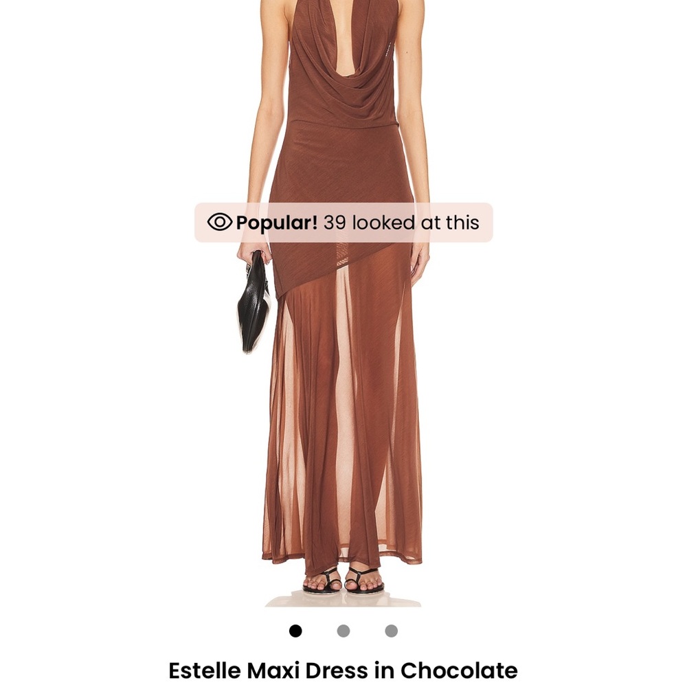Estelle Chocolate Maxi Dress